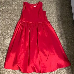 Red tank style dress